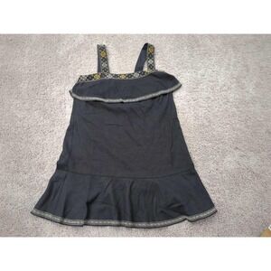 Madewell Shift‎ Dress Womens XS-S Tank Embroidered Ruffled Tiered Cottagecore